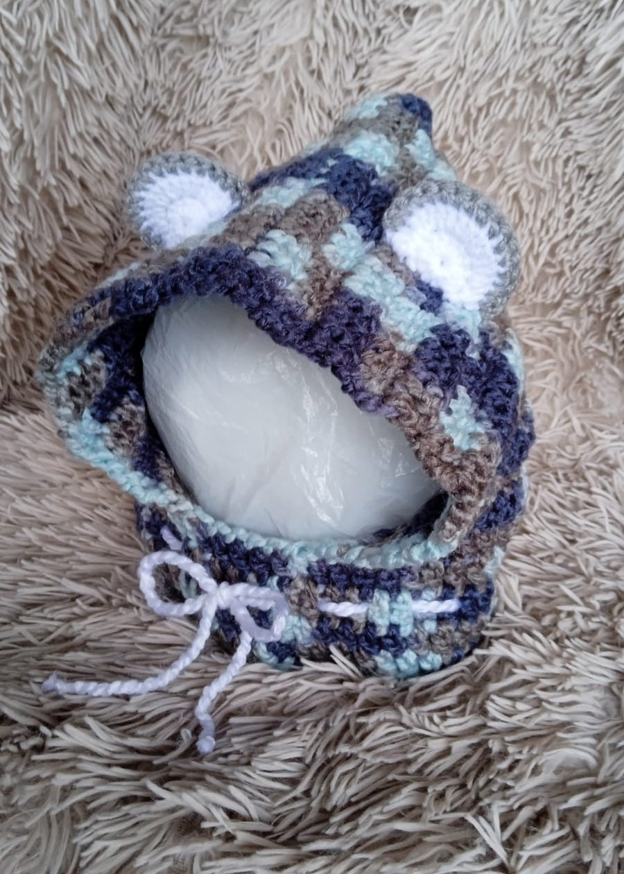 Gorro con cuello para niño(a) - 3 a 4 años