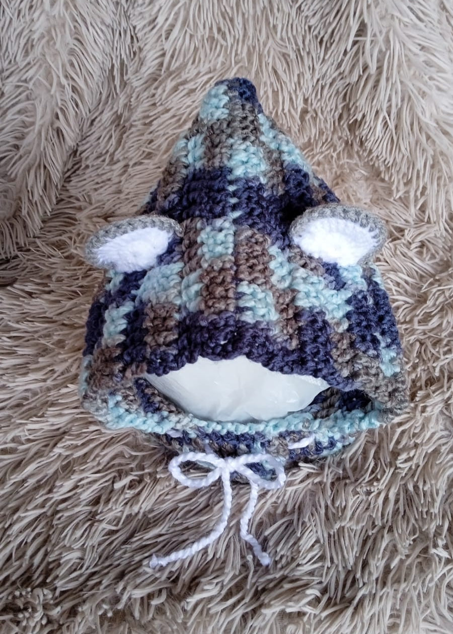 Gorro con cuello para niño(a) - 3 a 4 años