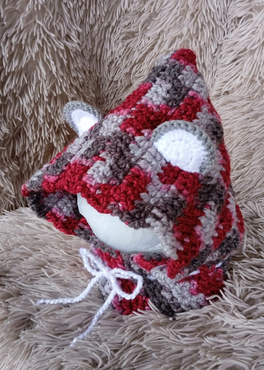 Gorro con cuello niño(a) - 3 a 4 años