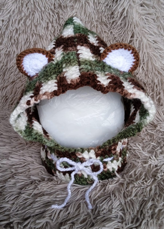 Gorro con cuello niño(a) - 3 a 4 años