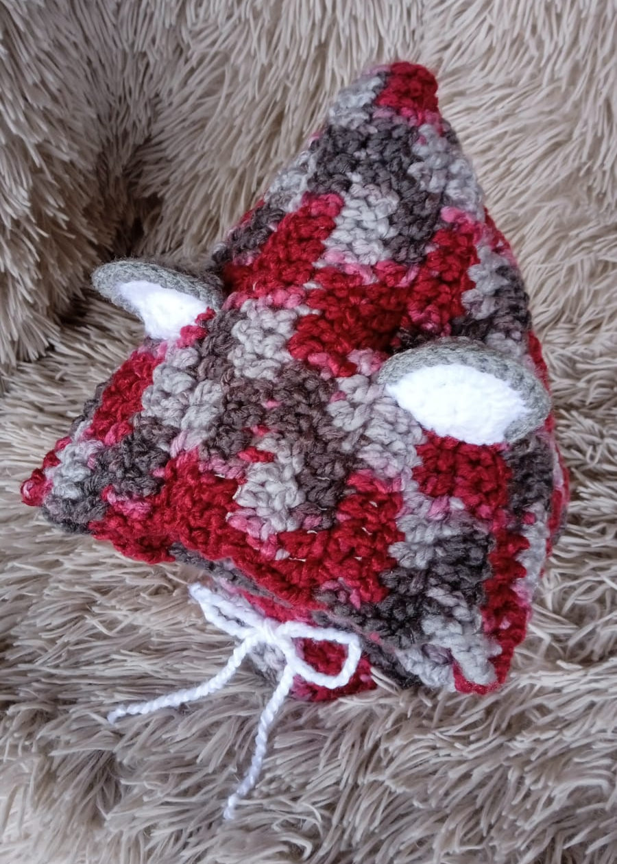 Gorro con cuello niño(a) - 3 a 4 años